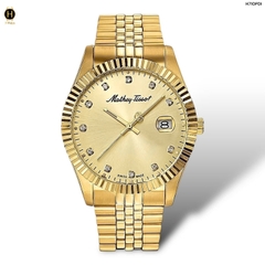 Đồng Hồ Nam Mathey Tissot Quartz Full Gold H710PDI