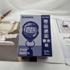 Đồng Hồ Nam Casio Stopwatch General HS-70W-1DF Vỏ Đen