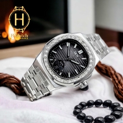 Đồng Hồ Nam I&W Carnival Automatic 735G Dây Thép Vỏ Trắng Mặt Xám Sapphire
