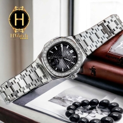 Đồng Hồ Nam I&W Carnival Automatic 735G Dây Thép Vỏ Trắng Mặt Xám Sapphire