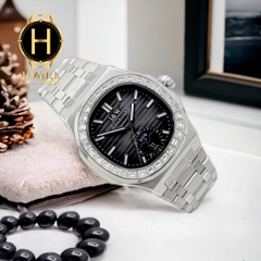 Đồng Hồ Nam I&W Carnival Automatic 735G3 Dây Thép Vỏ Trắng Mặt Xám Sapphire