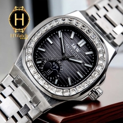 Đồng Hồ Nam I&W Carnival Automatic 735G3 Dây Thép Vỏ Trắng Mặt Xám Sapphire