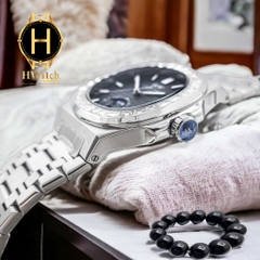 Đồng Hồ Nam I&W Carnival Automatic 735G3 Dây Thép Vỏ Trắng Mặt Xám Sapphire