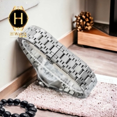 Đồng Hồ Nam I&W Carnival Automatic 735G Dây Thép Vỏ Trắng Mặt Xám Sapphire