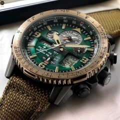 Đồng Hồ Nam Citizen Quartz Eco-Drive Promaster Radio Controlled Green JY8074-11X