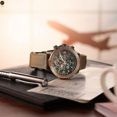 Đồng Hồ Nam Citizen Quartz Eco-Drive Promaster Radio Controlled Green JY8074-11X