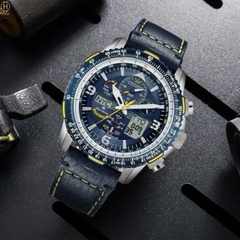 Đồng Hồ Nam Citizen Quartz Eco-Drive Promaster Radio Controlled Blue JY8078-01L