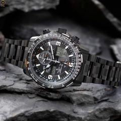 Đồng Hồ Nam Citizen Quartz Eco-Drive Promaster Radio Controlled Black JY8085-81E