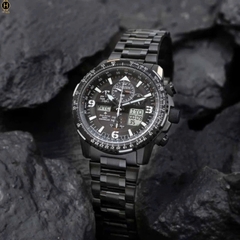 Đồng Hồ Nam Citizen Quartz Eco-Drive Promaster Radio Controlled Black JY8085-81E