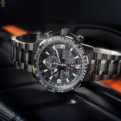 Đồng Hồ Nam Citizen Quartz Eco-Drive Promaster Radio Controlled Black JY8085-81E
