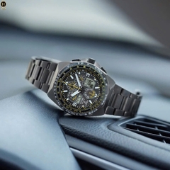 Đồng Hồ Nam Citizen Quartz Eco-Drive Promaster Skyhawk A-T Chronograph Black JY8127-59E