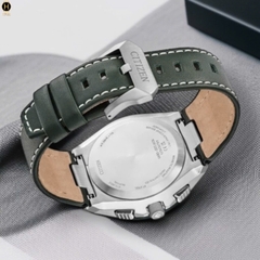 Đồng Hồ Nam Citizen Quartz Eco-Drive Promaster Skyhawk A-T Chronograph Green JY8147-01X