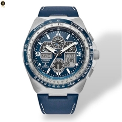 Đồng Hồ Nam Citizen Quartz Eco-Drive Promaster Skyhawk A-T Chronograph Blue JY8148-08L