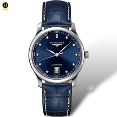 Đồng Hồ Nam Longines Automatic Master Collection Diamond L2.628.4.97.0 (L26284970) Dây Da Mặt Xanh Lam Sapphire