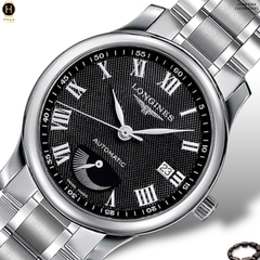 Đồng Hồ Nam Longines Automatic Master Collection L2.708.4.51.6 (L2.708.4.51.6) Dây Thép Mặt Đen Sapphire.