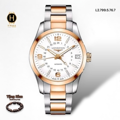 Đồng Hồ Nam Longines Automatic L2.799.5.76.7 ( L27995767 ) Conquest Automatic Classic Tone Demi Rose