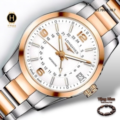 Đồng Hồ Nam Longines Automatic L2.799.5.76.7 ( L27995767 ) Conquest Automatic Classic Tone Demi Rose