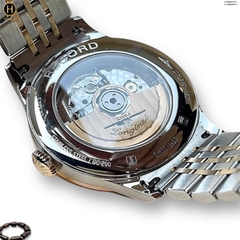 Đồng Hồ Nam Longines Automatic Record Collection Chronometer L2.820.5.57.7  (L28205577) Dây Thép Demi Mặt Đen Sapphire.