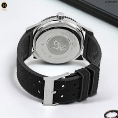 Đồng Hồ Nam Longines Automatic Heritage Skin Diver Dây Cao su Mặt Đen Sapphire L2.822.4.56.9 ( L28224569 )