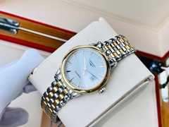 Đồng Hồ Nữ Longines Automatic Flagship L4.374.3.22.7 (L43743227) Dây Thép Demi Mặt Trắng Sapphire