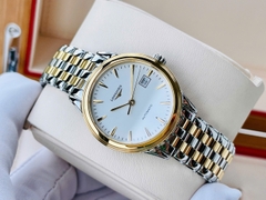 Đồng Hồ Nữ Longines Automatic Flagship L4.374.3.22.7 (L43743227) Dây Thép Demi Mặt Trắng Sapphire