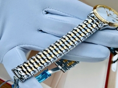 Đồng Hồ Nữ Longines Automatic Flagship L4.374.3.22.7 (L43743227) Dây Thép Demi Mặt Trắng Sapphire