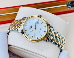 Đồng Hồ Nữ Longines Automatic Flagship L4.374.3.22.7 (L43743227) Dây Thép Demi Mặt Trắng Sapphire