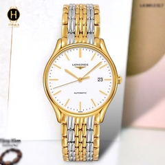 Đồng Hồ Nam Longines Automatic L4.961.2.12.7 (L49612127) Lyre Demi Gold 40mm