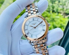 Đồng Hồ Nam Longines Automatic Flagship L4.974.3.91.7 ( L49743917 ) Dây Thép Trắng Mặt Trắng Sapphire