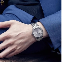 Đồng Hồ Nam Longines Automatic Flagship L4.774.4.72.6 (L47744726) Dây Thép Mặt Xám Sapphire.