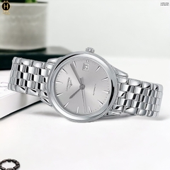 Đồng Hồ Nam Longines Automatic Flagship L4.774.4.72.6 (L47744726) Dây Thép Mặt Xám Sapphire.