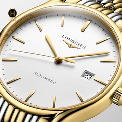 Đồng Hồ Nam Longines Automatic L4.961.2.12.7 (L49612127) Lyre Demi Gold 40mm
