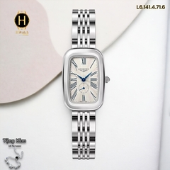 Đồng Hồ Nữ Longines Quartz L6.141.4.71.6  (L61414716 ) Dây Thép Vỏ Trắng Mặt Trắng