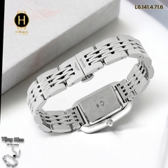 Đồng Hồ Nữ Longines Quartz L6.141.4.71.6  (L61414716 ) Dây Thép Vỏ Trắng Mặt Trắng
