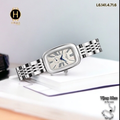 Đồng Hồ Nữ Longines Quartz L6.141.4.71.6  (L61414716 ) Dây Thép Vỏ Trắng Mặt Trắng