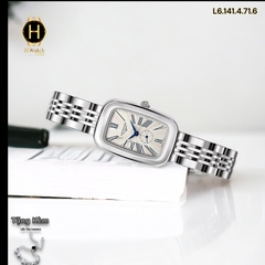 Đồng Hồ Nữ Longines Quartz L6.141.4.71.6  (L61414716 ) Dây Thép Vỏ Trắng Mặt Trắng