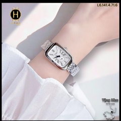 Đồng Hồ Nữ Longines Quartz L6.141.4.71.6  (L61414716 ) Dây Thép Vỏ Trắng Mặt Trắng