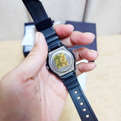 Đồng Hồ Nữ Casio Quartz LRW-200H-4EVDF Dây Nhựa Đen Vỏ Đen Mặt Hồng Trắng