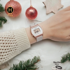 Đồng Hồ Nữ Casio LW-204-4ADF Dây Nhựa Màu Hồng Vỏ Nhựa Vàng Hồng