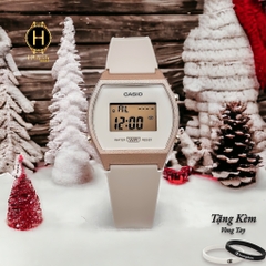 Đồng Hồ Nữ Casio LW-204-4ADF Dây Nhựa Màu Hồng Vỏ Nhựa Vàng Hồng