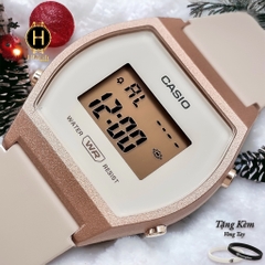 Đồng Hồ Nữ Casio LW-204-4ADF Dây Nhựa Màu Hồng Vỏ Nhựa Vàng Hồng