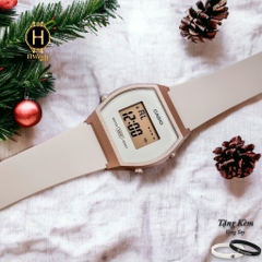 Đồng Hồ Nữ Casio LW-204-4ADF Dây Nhựa Màu Hồng Vỏ Nhựa Vàng Hồng