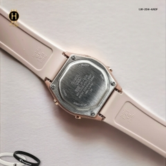 Đồng Hồ Nữ Casio LW-204-4ADF Dây Nhựa Màu Hồng Vỏ Nhựa Vàng Hồng