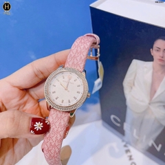Đồng Hồ Nữ Michael Kors Quartz Tibby Blush PVC MK1050 Dây Da  Mặt Hồng