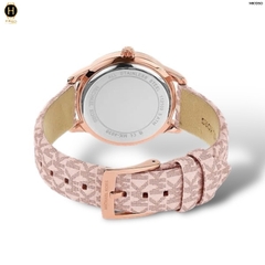 Đồng Hồ Nữ Michael Kors Quartz Tibby Blush PVC MK1050 Dây Da  Mặt Hồng