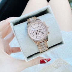 Đồng Hồ Nữ Michael Kors Quartz Ritz Pave Chronograph MK6485