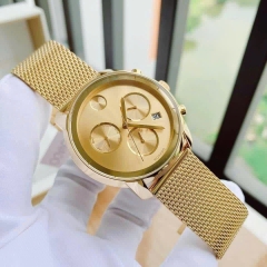 Đồng Hồ Nam Movado Quartz Bold Swiss Gold-Tone Chronograph 3600372