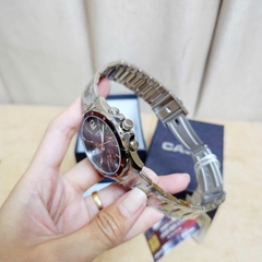 Đồng Hồ Nam Casio Quartz MTP-1374D-5AVDF Dây Thép Mặt Đen