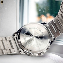Đồng Hồ Nam Casio Quartz MTP-1374D-7AVDF Dây Thép Bạc Mặt Đen