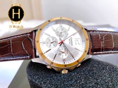 Đồng Hồ Nam Casio Quartz MTP-1374L-7AVDF Da Nâu Viền Vàng